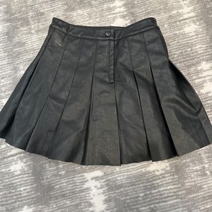 Leather skirt
